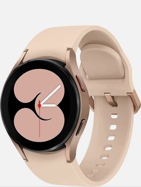 Samsung Galaxy 5 Rose Gold Smartwatch with Blush Strap LTE, 40mm
